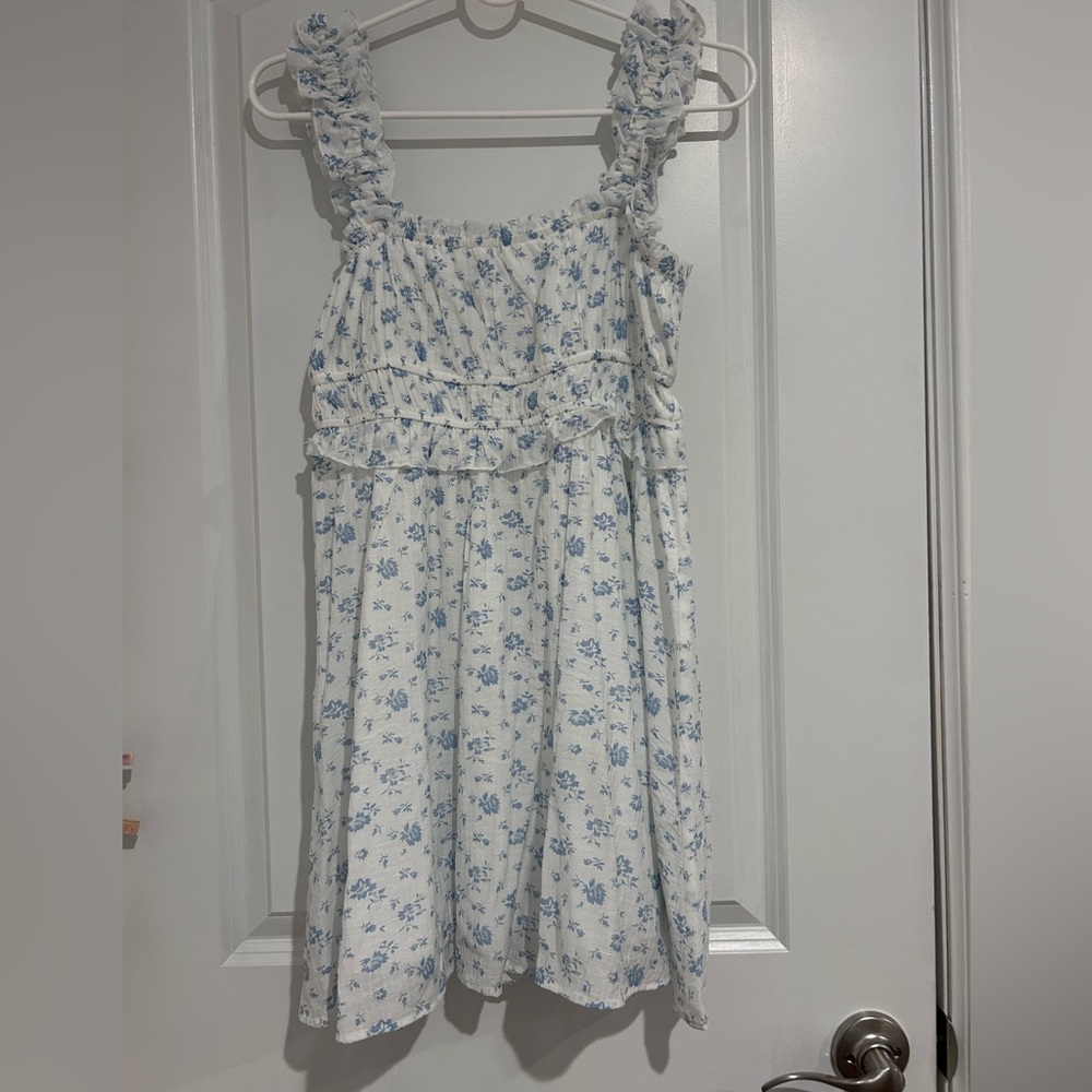 Altar'd State Blue Floral Dress